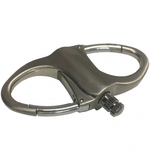 (Silver)Permanent Match Lighter Keychain Outdoor Emergency Fire Starters Waterproof Cigarettes Flints Keyrings