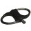 (Black) Permanent Match Lighter Keychain Outdoor Emergency Fire Starters Waterproof Cigarettes Flints Keyrings 1