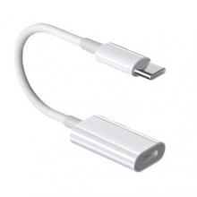 Lightnings Female to Type-C Male Adapter Cable Quickly Charging/Transmiting Adapter for PC Smartphones