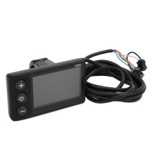Electric Bike LCD Display 5P and 2P Universal Fit 24V 36V 48V 60V LCD Display Meter V890 Color Screen