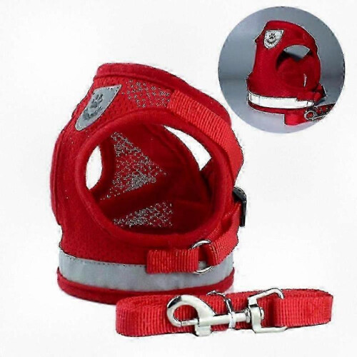 (M, Red) Escape Proof Cat Harness for Secure and Comfortable Outdoor Adventures 1