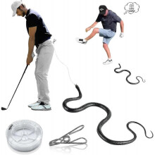 Snake Prank with String Clip, Rubber Fake Snake Prank Props for Teasing Friends, Golf Snake Prank Gag Gift for Adults Kids - Tail You There