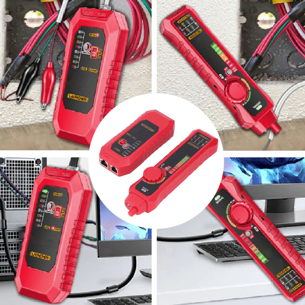 Network Cable Tester Lan Wire Finder Multifunctional Telephone Line Broadband Signal Continuity Checker 7651313280424