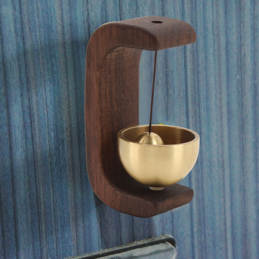 Shopkeepers Bell Clear Pleasant Sound Magnetic Wood Doorbell For Store Entrance Home Garden 4901313280515