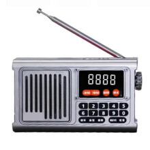 Radio Portable Emergency Rechargeable Bluetooth Sound Box AM FM Radio Mini Vintage Ham Speaker Mp3