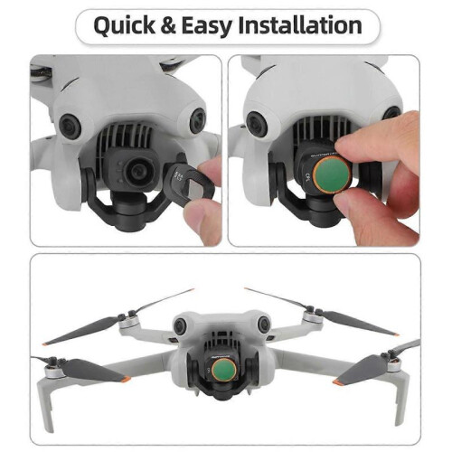for Mini 4 Pro Adjustable Multi-Functional Easy to Use Portable Drone Filter Set,+ND8+ND16 1