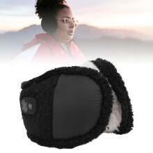 Wiederaufladbarer Plüsch-Ohrenwärmer mit 3000mAh, faltbar, für Winter im Freien, thermisch