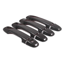 For Crosstrek 2024 Forester 2019-2022 Car Exterior Door Handle Cover Trim Accessories, Carbon Fiber