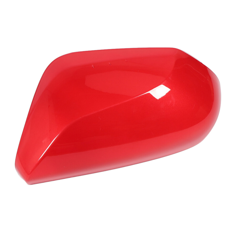 Door Mirror Cap High Strength Material Exterior Rear View Mirror Cap Decoration Accessories Left (87945-47060) Red 7631313286596
