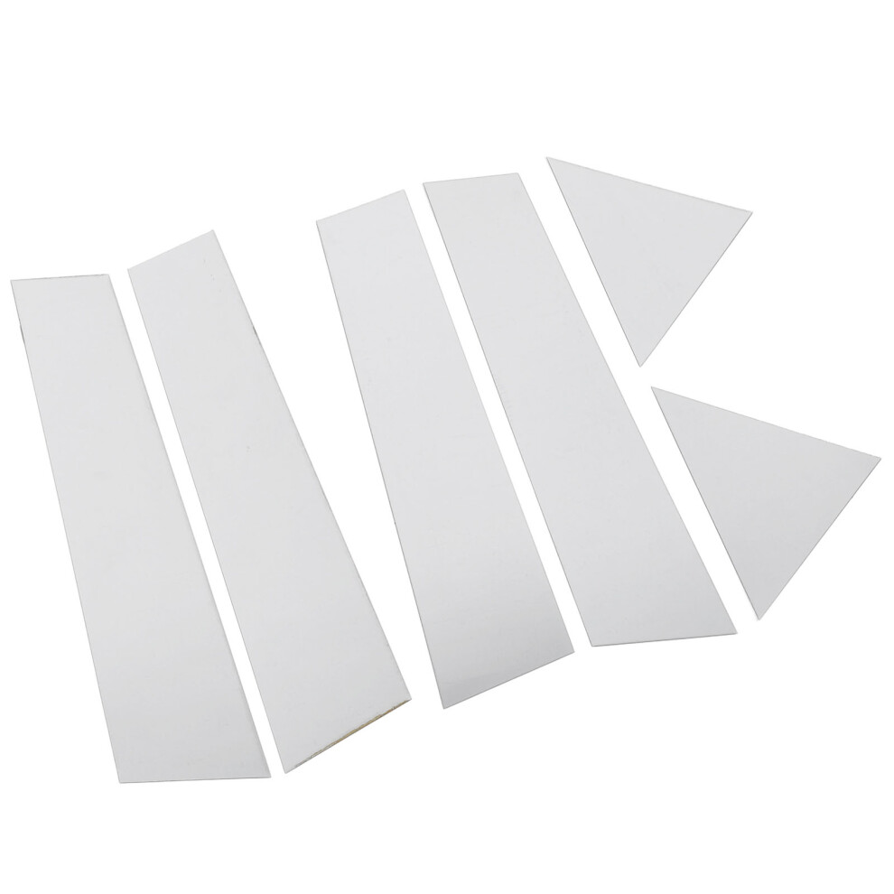 6Pcs Pillar Post Trim High Strength Pc Chrome Door Window Pillar Cover For Magnum 2005-2010 8081313287205