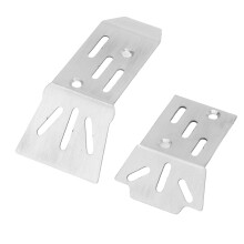 Edelstahl-Hinterrahmenteile-Schütztafel für 1/18 Arrma Grom