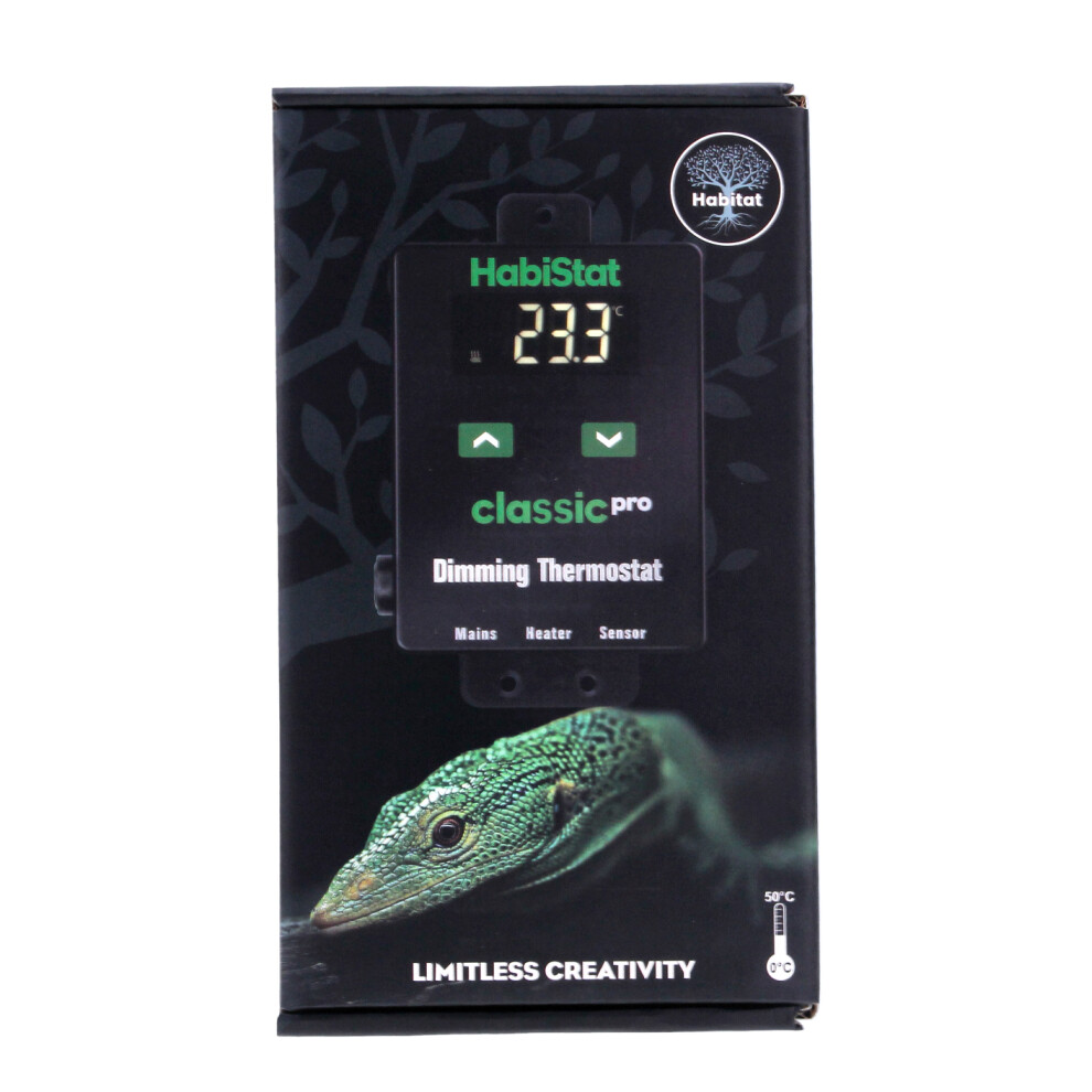 Habistat (Pro Dimming Thermostat) Classic Pro Reptile Thermostat Pulse Mat Or Dimming 450W