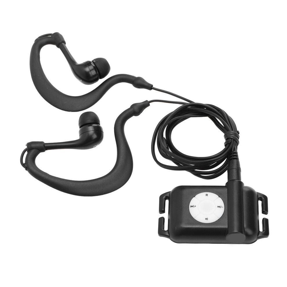Ipx8 Water Resistant Mp3 Player With Headphones Mp3 Wma Music Playback Music Player For Swimming Surfing Running 4Gb Black 4991313288949
