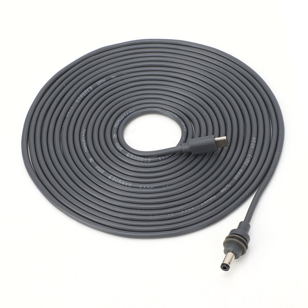 Rectangular Satellite Dc Power Cable Replacement For Mini Usb C To Dc 100W Water Proof For 65W Pd Power Supply 23Meter/75.4Ft 7901313289454
