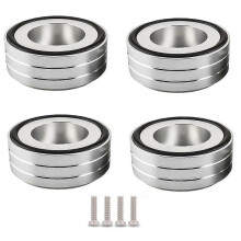 Audio Isolation Feet Aluminum Amplifier Feet 58x22MM Turntable Isolation Pad for Audio,Speakers,Amp