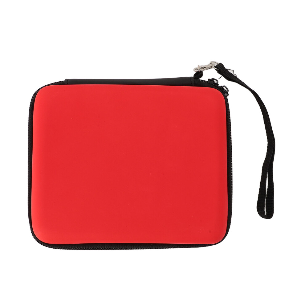 Carrying Case For 2Ds With 8 Game Card Holders Protective Hard Shell Travel Carrying Case Pouch For Console Accessories Shockproof Dust Pro Red 9471313292924