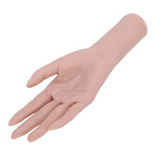 Realistische Silikon-Frauenhand-Modell zum Nagel-Üben und Präsentieren, 26x8cm