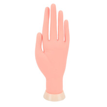 Flexible Gummihand für Nägel Übungshand zum Maniküre- und Nageldesign-Display