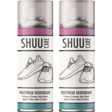 2 x 250ml Shoes Boot Footwear Deodorant Leather Remove stale Trainer