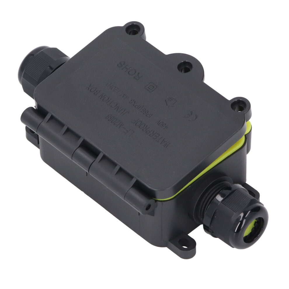 Electrical Junction Box Ip68 Water Proof 2 Way Pa66 Plastic External Wiring Box For Outdoor Led Landscape Lighting 450V 4391313296089