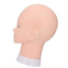 PVC kahler Mannikkopf für Make-up, Friseur und Präsentation