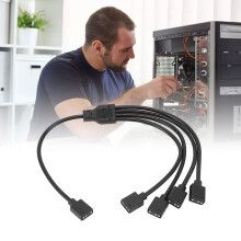 ARGB-Splitter-Kabel 1 auf 4 weiblich zu weiblich 5V 3-Pin für CPU-Kühler