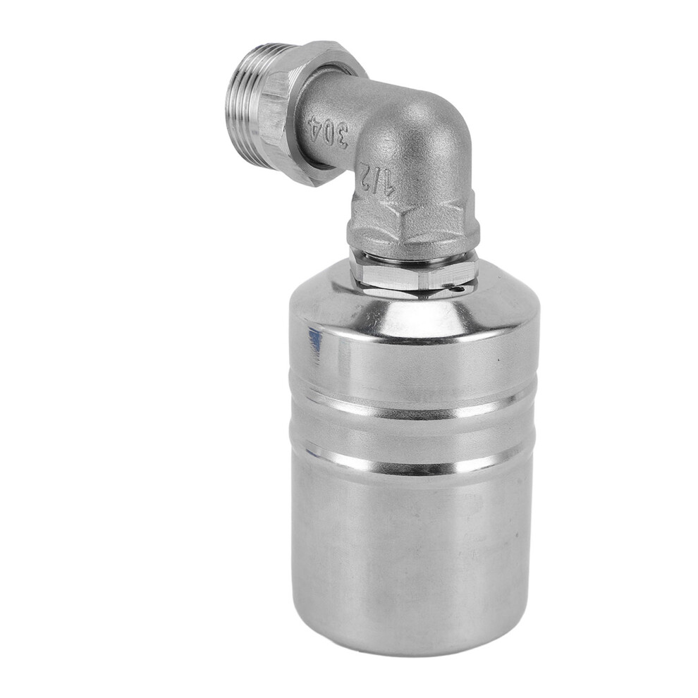 Water Level Control Float Valve With 1/2In Elbow 1/2In To 3/4In Adapter Stainless Steel Fully Automatic Water Float Valve For Swimming Pool 4241313298074
