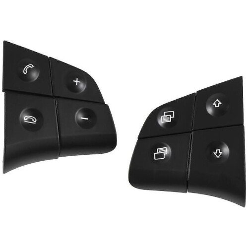 Black 4 Keys Steering Wheel Button Multi-Function Switch Button Switch Button for - ML B R
