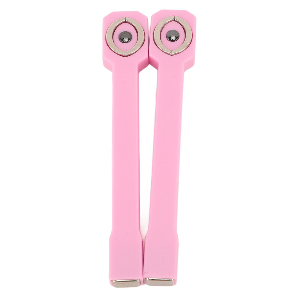 Pink 2Pcs Nail Art Magnet 3 In 1 Nail Magnet Tool Strong Suction Nail Polish Magnet Stick For Nail Salon And Home