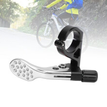 Aluminiumlegierung Mountainbike Dropper-Sattelstütze Hebel Silber Verstellbar