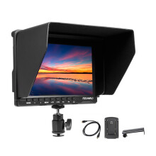 FEELWORLD FW759 7 Inch Ultra-thin Camera Field Monitor Video Monitor IPS Screen 400nits Brightness 178 Viewing Angle HDMI AV Input with Su