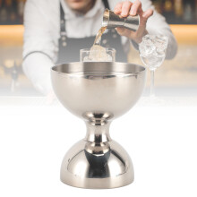304 Edelstahl Cocktail Messbecher Doppelkopf Jigger, 6,1 x 7,1 x 4,8 cm