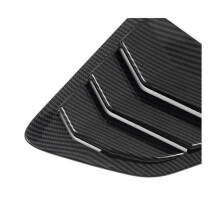 1Pair Car Rear Window Shutter Cover Trim for Sedan 8Th 2005-2011 Side Louver Trim Panel Vent Sticke