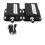 1Pair Ethernet IP Extender over Coax HD Network Kit EoC Coaxial Cable Transmission Extender US PLUG 2