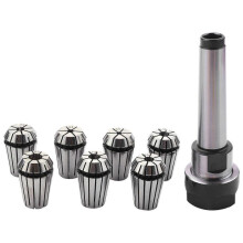 1set MT2 ER20 M10 MTB2 Collet Chuck Morse#2 Taper ToolHolder+7pcs spring collet CNC Milling Extensi
