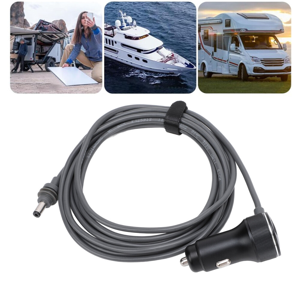 Dc Car Power Cable Plug And Play Rubber Stable Dc To Cigarette Lighter Car Power Supply Cord For Satellite 3Meter / 9.8Ft 4911313308119