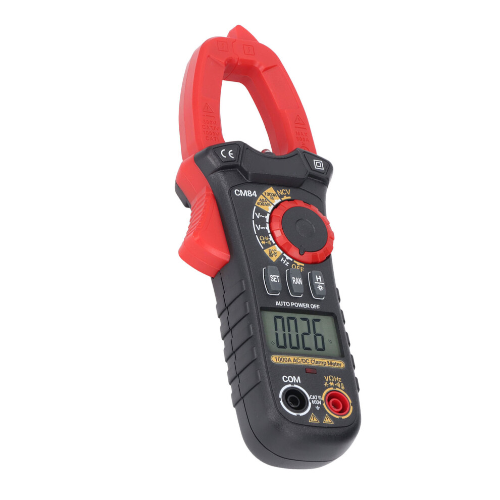 Digital Clamp Multimeter Ac Dc 1000A Clamp Meter High Accuracy Multifunctional Capacitance Resistance Current Tester 5021313308732
