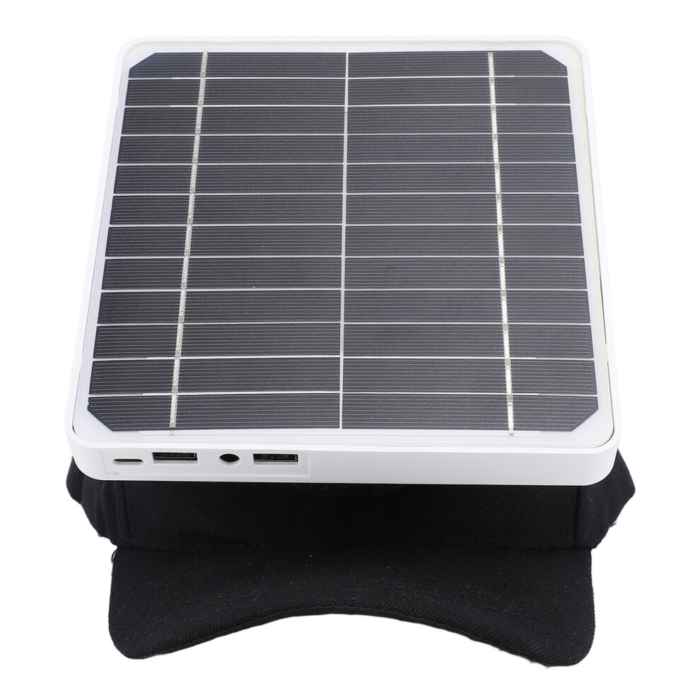 20W Solar Panel With Hat Dual Usb Ports Pd Fast Charge 5V Voltage Regulator For Outdoor Camping Hiking 8311313312028