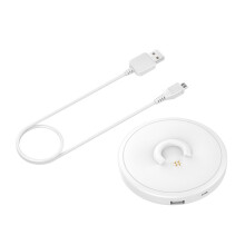Tragbarer Bluetooth-Lautsprecher mit Doppel-Ausgänge, Ladestation, Weiß für Revolve Plus