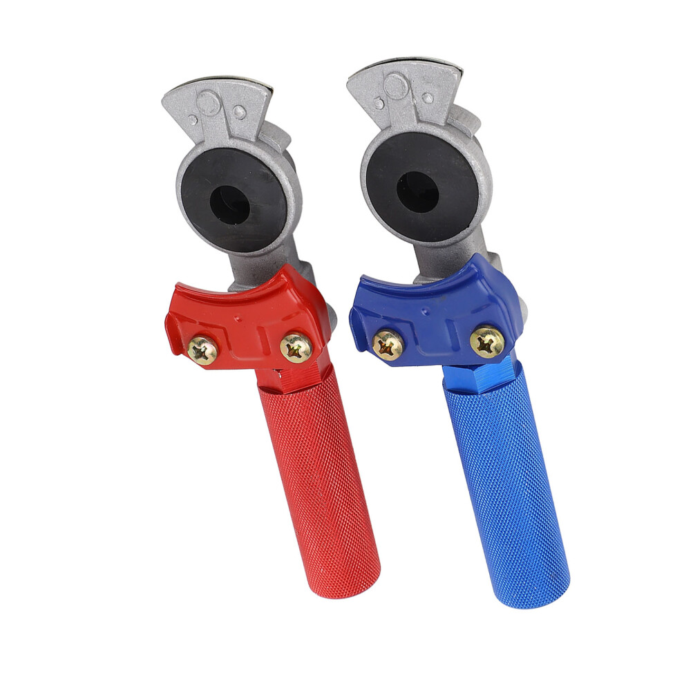 2Pcs Glad Hands Set And Anodized Aluminum Long Lifespan For Semi Truck Trailer Tractor Rv Red/Blue 9371313313295
