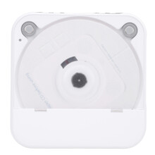 Bluetooth Portable CD Player MP3 Stereo Sound Desktop CD Music Player with Remote Control for Home White