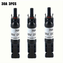 (3pcs-30A) 3pcs 10A 15A 20A 30A Solar Panel Diode Connector Photovoltaic PV Compatible With MC4 MC4 Connector