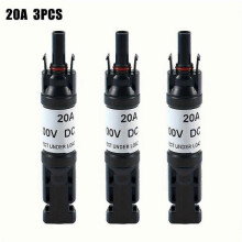(3pcs-20A) 3pcs 10A 15A 20A 30A Solar Panel Diode Connector Photovoltaic PV Compatible With MC4 MC4 Connector