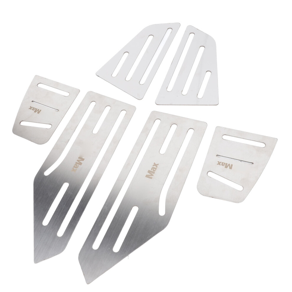 6Pcs Motorcycle Foot Pedal Aluminum Alloy Comfortable Enhanced Stability Motorcycle Footrest Set Replacement For Voge Sr4max 4971313316002