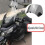 Transparent Color Universal Motorcycle Adjustable Wind Screen Extension Windshield Spoiler DeflectoWalkbee hwy 2