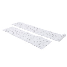 2pcs Breathable Mesh Baby Bed Bumper Soft Mesh Crib Liner Anti Fall Cot Protector for Baby Star