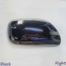 (Black Right) Car Accessories For Toyota Yaris 2006-2011 Rearview Mirror Cover Reverse Mirror Shell Mirror Case Housing