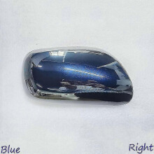 (Blue Right) Car Accessories For Toyota Yaris 2006-2011 Rearview Mirror Cover Reverse Mirror Shell Mirror Case Housing