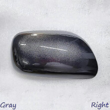 (Gray Right) Car Accessories For Toyota Yaris 2006-2011 Rearview Mirror Cover Reverse Mirror Shell Mirror Case Housing
