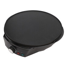 11.8in 900W Electric Griddle Crepe Maker Machine with Adjustable Temperature Control for Blintzes Pancakes Tortilla Spatula Batter Spreader